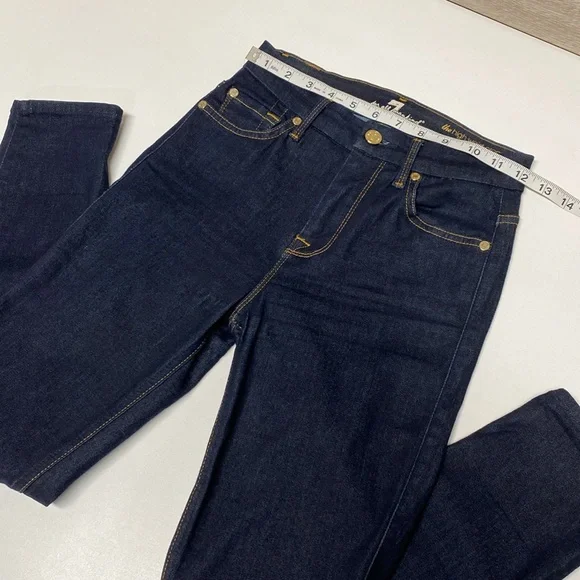 7 For All Mankind ‘the high waist cropped skinny’ Jean - Picture 9 of 11